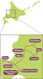 JR Sapporo-Furano Area Pass / Kinder (6 - 11 Jahre)